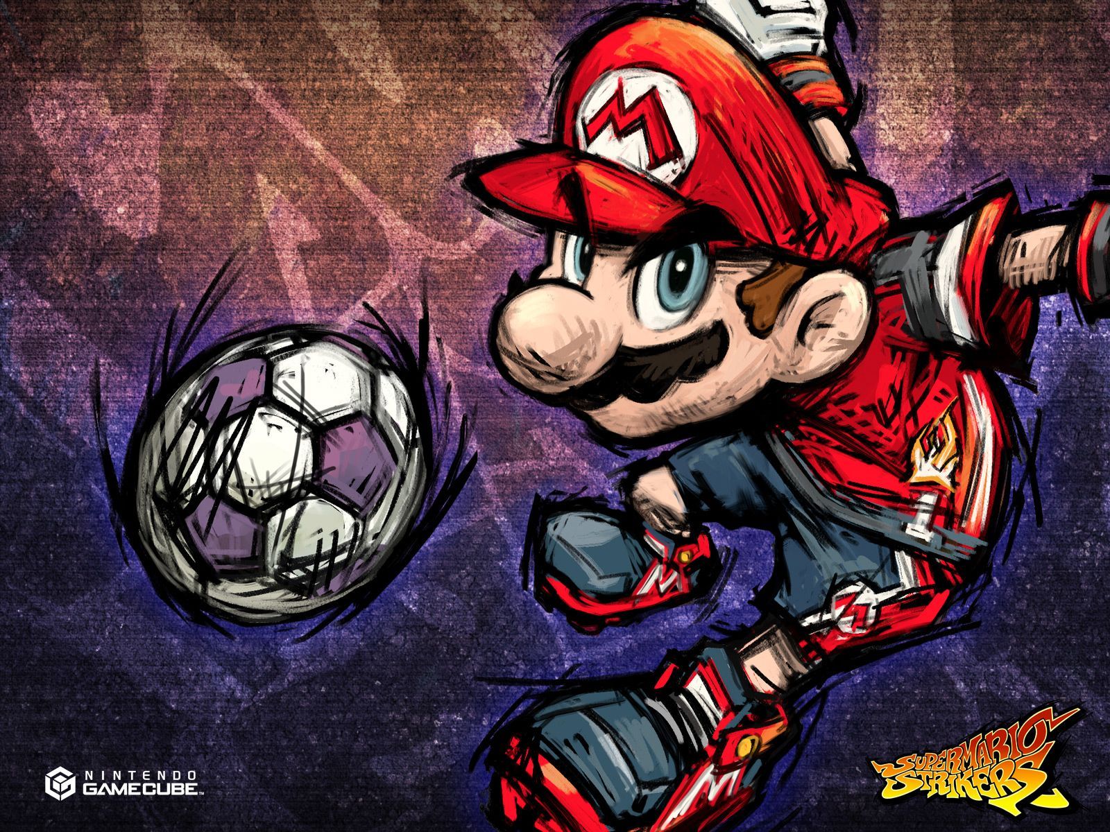 1600x1200 Video Game Super Mario Strikers Wallpaper