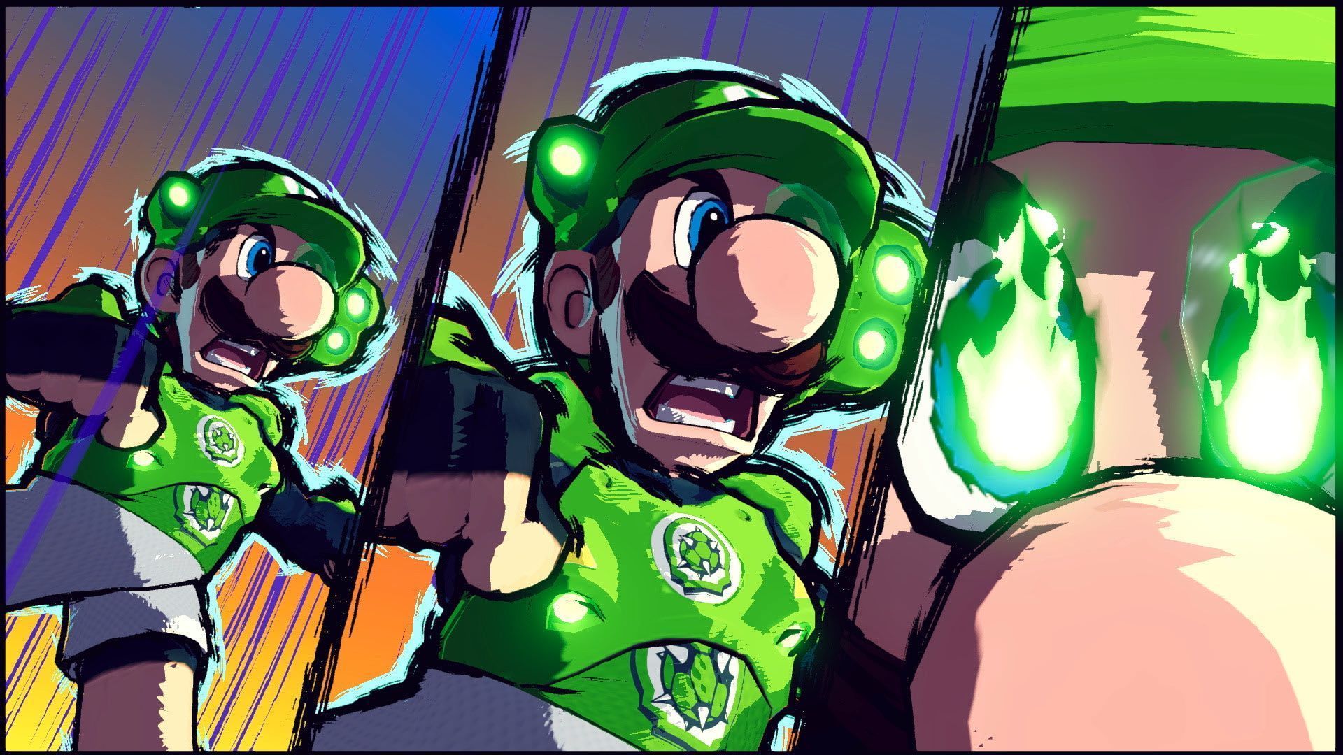 1920x1080 Video Game Mario Strikers: Battle League HD Wallpaper