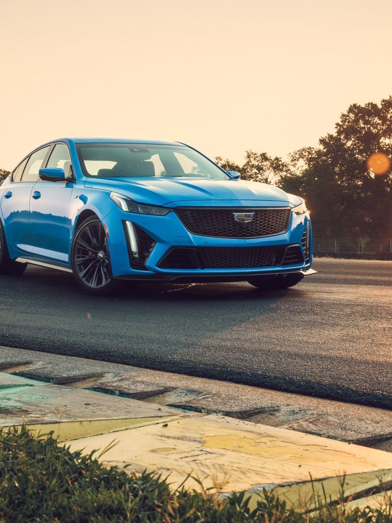 768x1024 Cadillac CT5 V Blackwing Wallpaper 4K, 2022