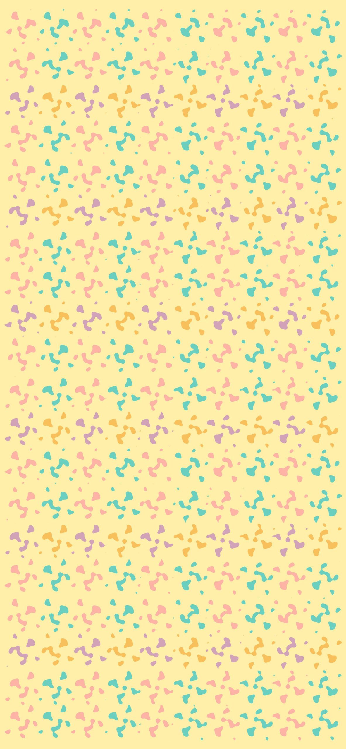 1183x2560 Dot Pattern Pastel Wallpaper Dot Yellow Wallpaper iPhone