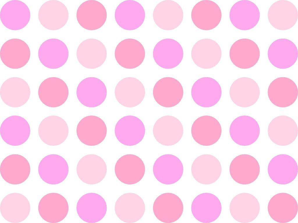 1024x768 Pink polka dot background. Image for desktop wallpaper or b