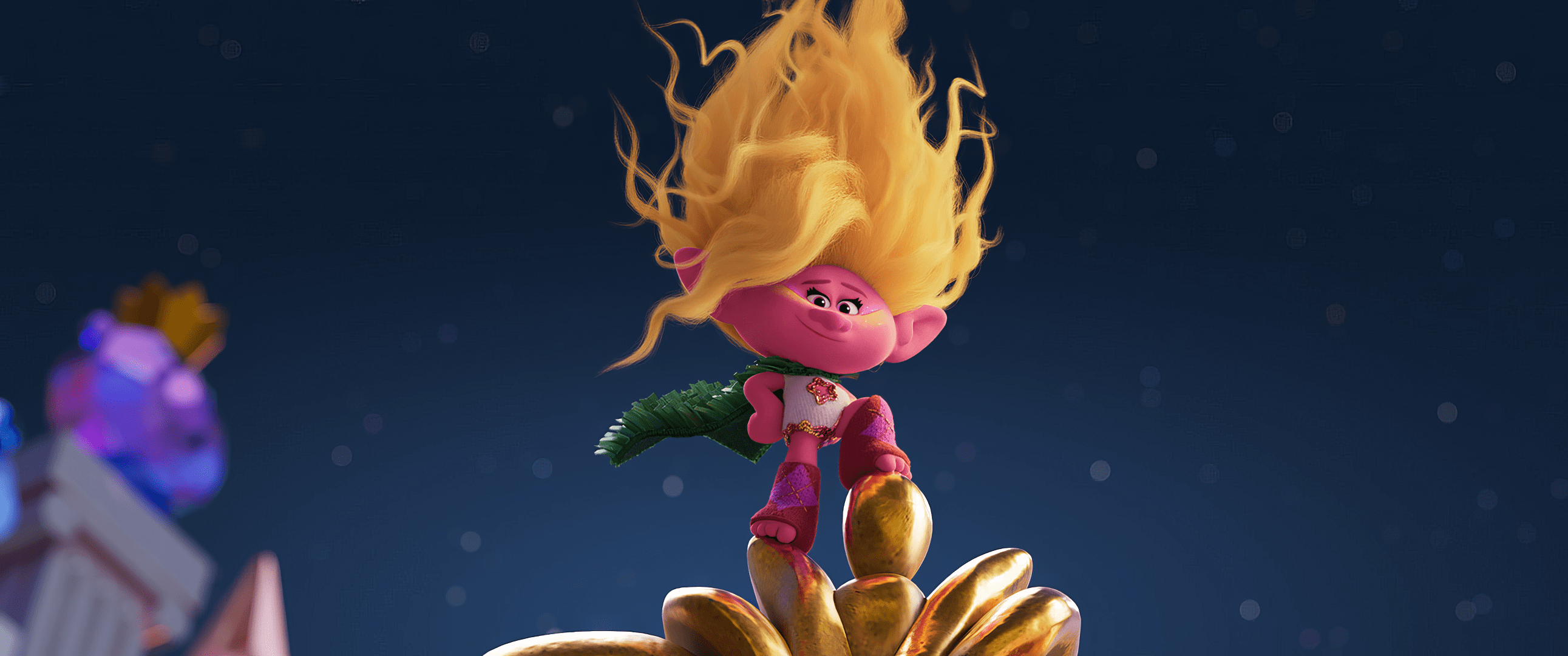 2583x1080 Trolls Unity Theme HD Wallpaper