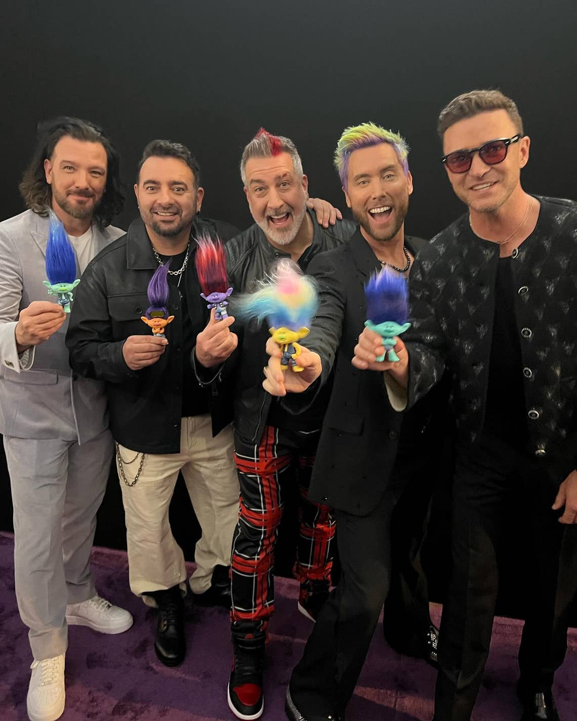 1140x1425 NSYNC Reunites, Brings Family to Trolls Band Together LA Premiere