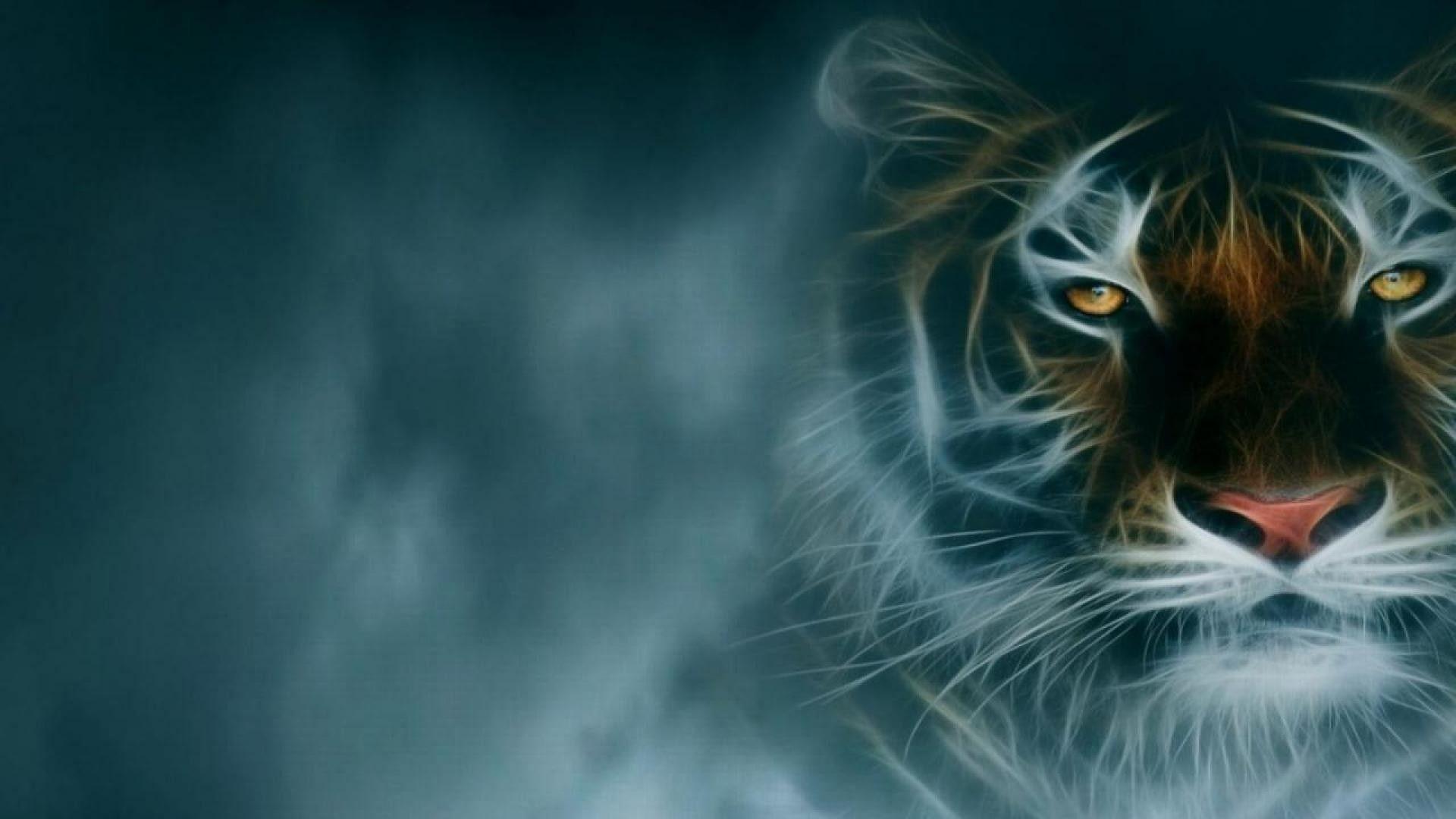 1920x1080 Cool Tiger Background