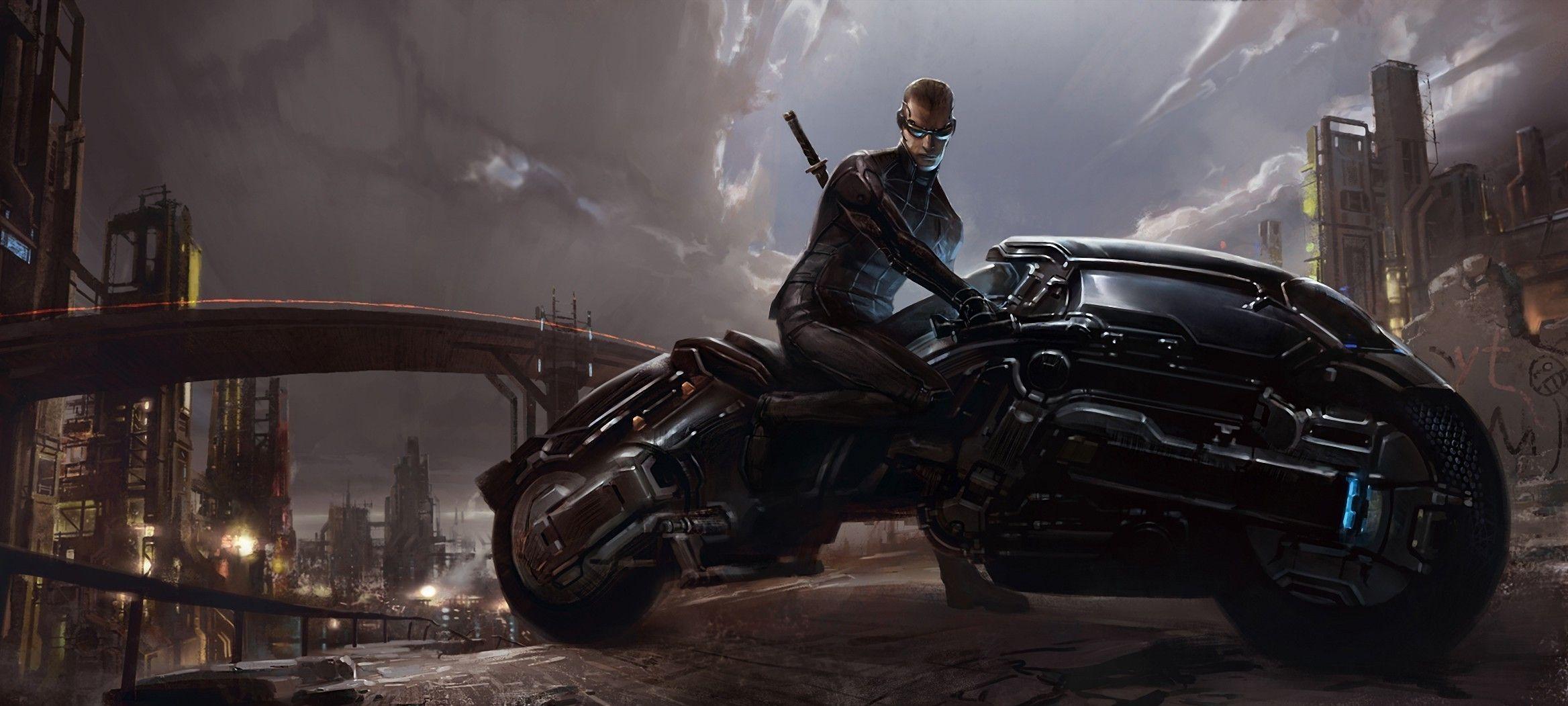 2336x1051 fond Ecran Hd Wallpaper 321/. Futuristic