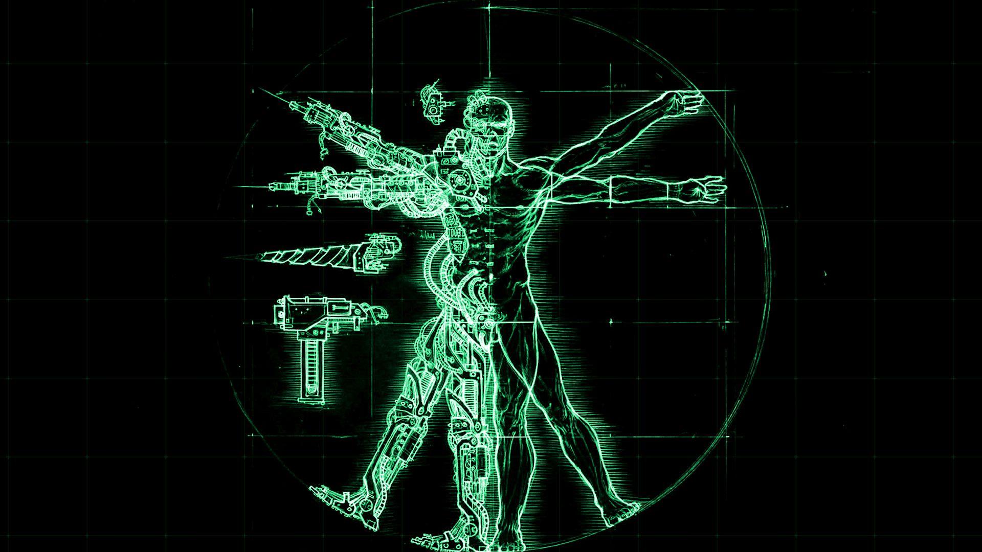 1920x1080 Warhammer, 40k, Techpriest, Vitruvian Man, Leonardo da Vinci