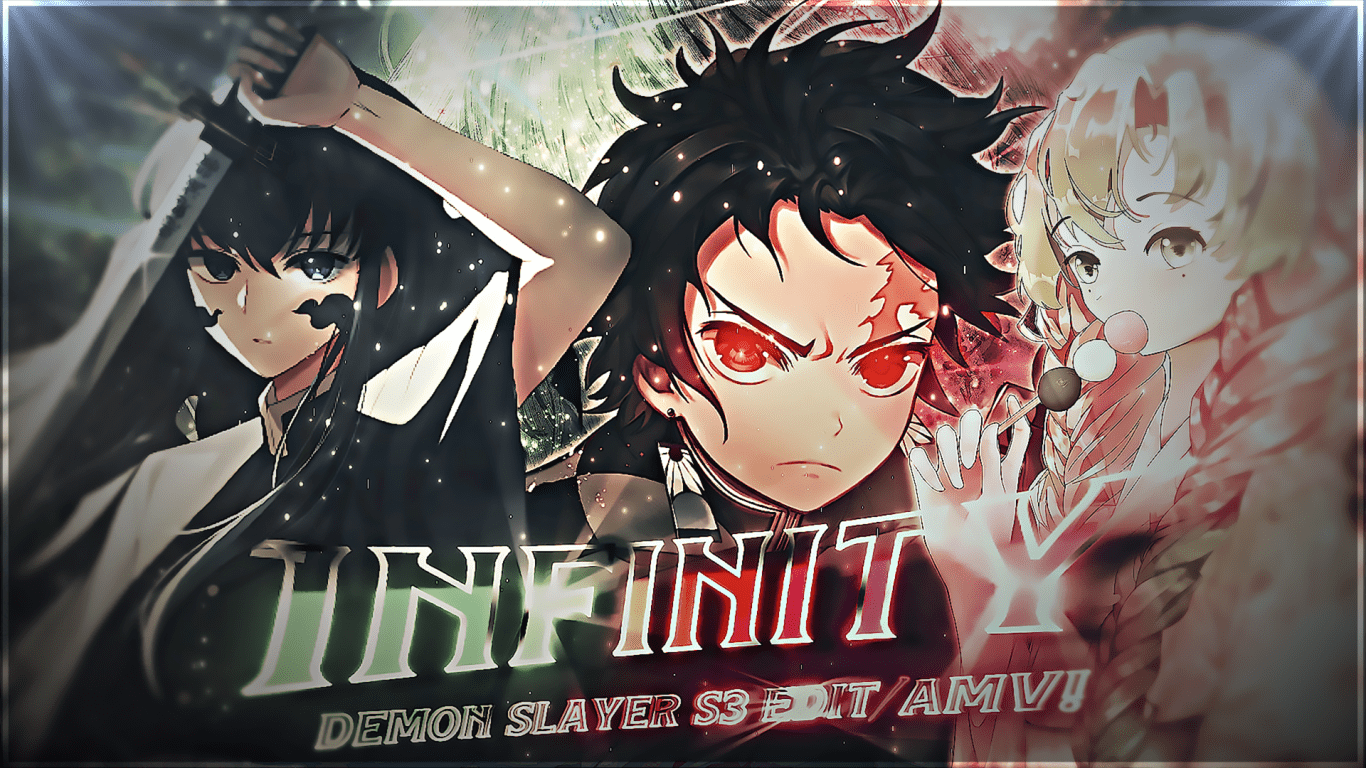 1366x768 Demon Slayer S3! Muichiro, Tanjiro, Mitsuri. INFINITY [AMV Edit] 4K