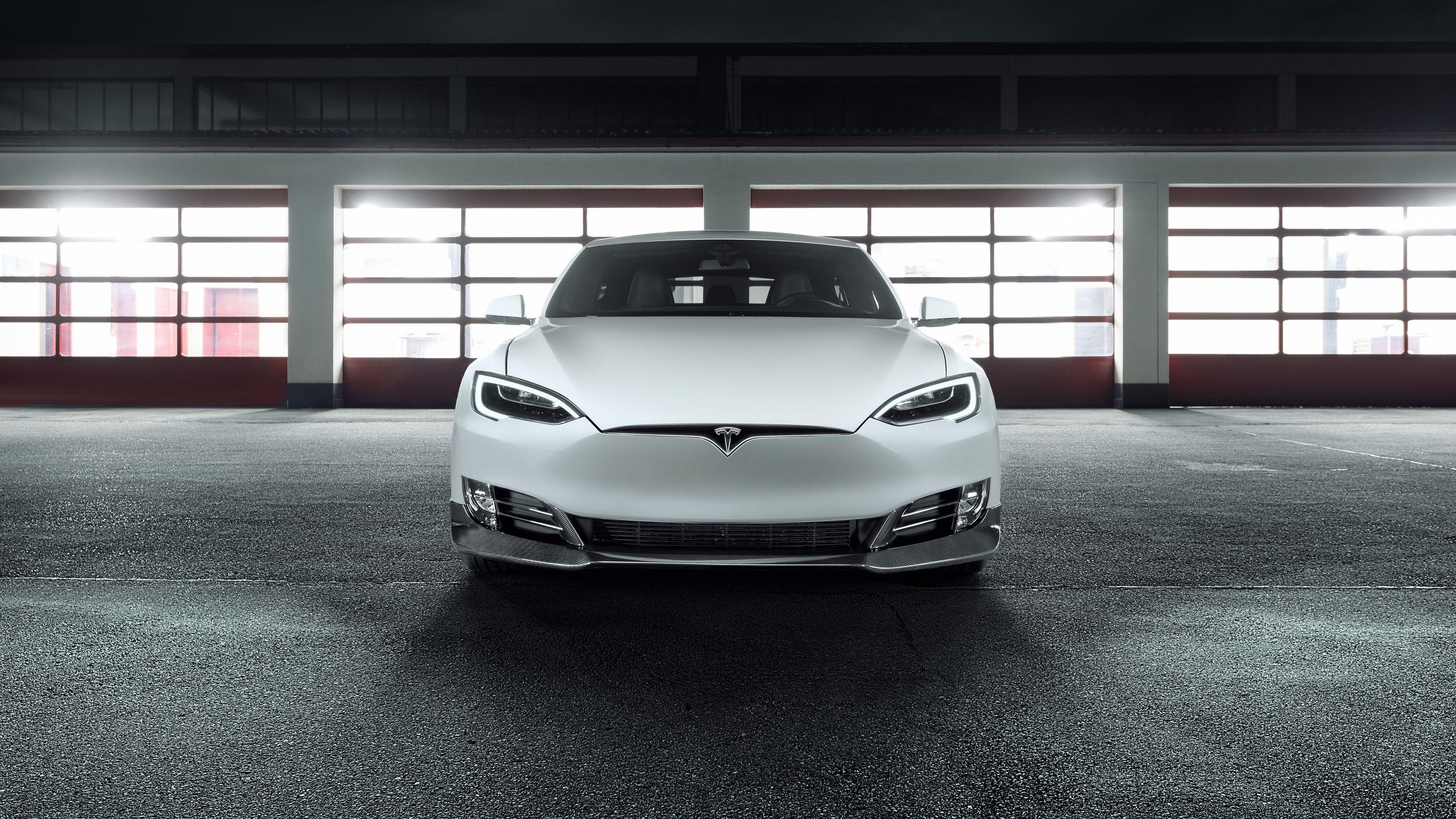 Tesla Supercar Wallpaper 4K