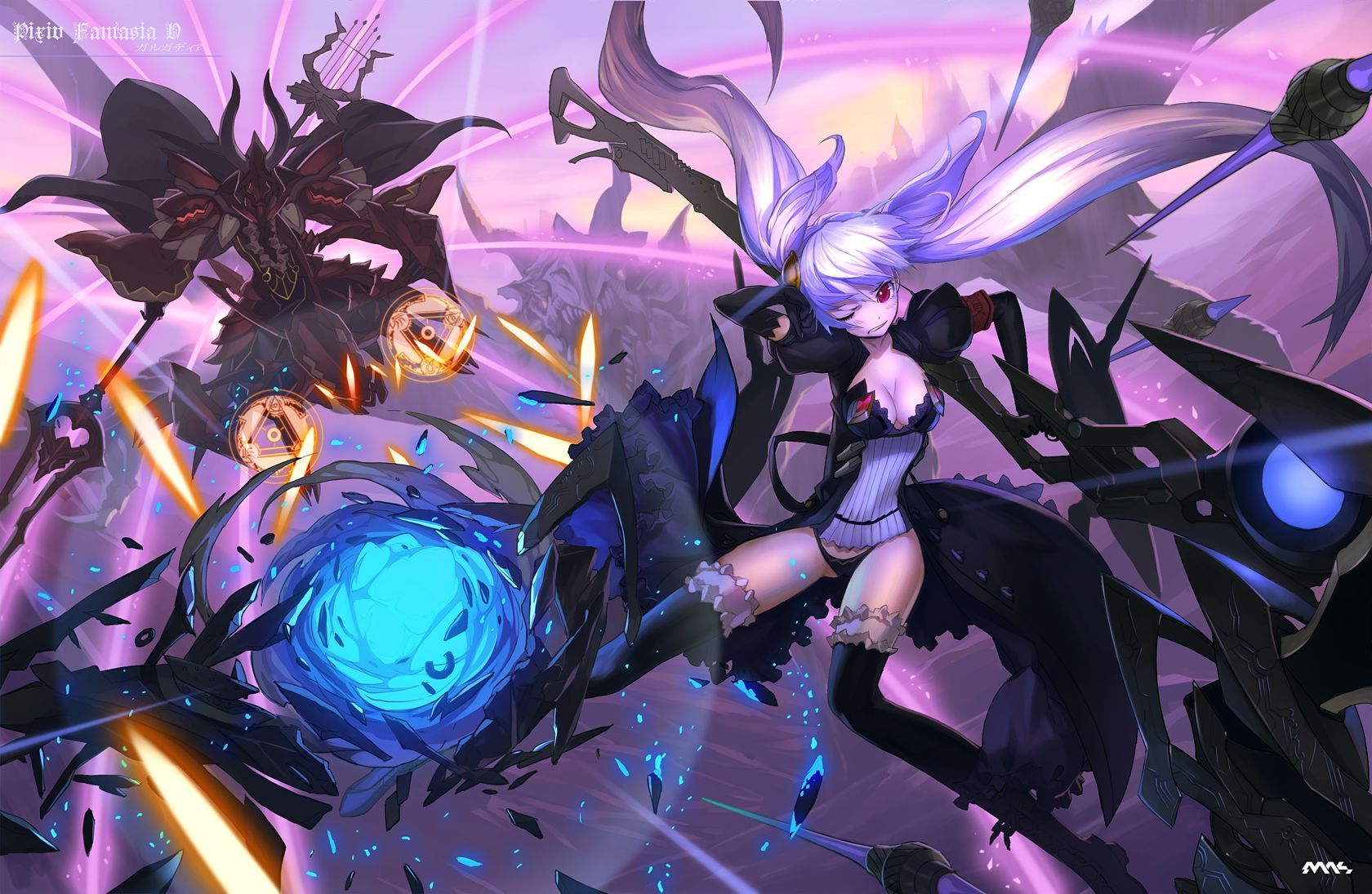 1680x1095 Anime Pixiv Fantasia Wallpaper