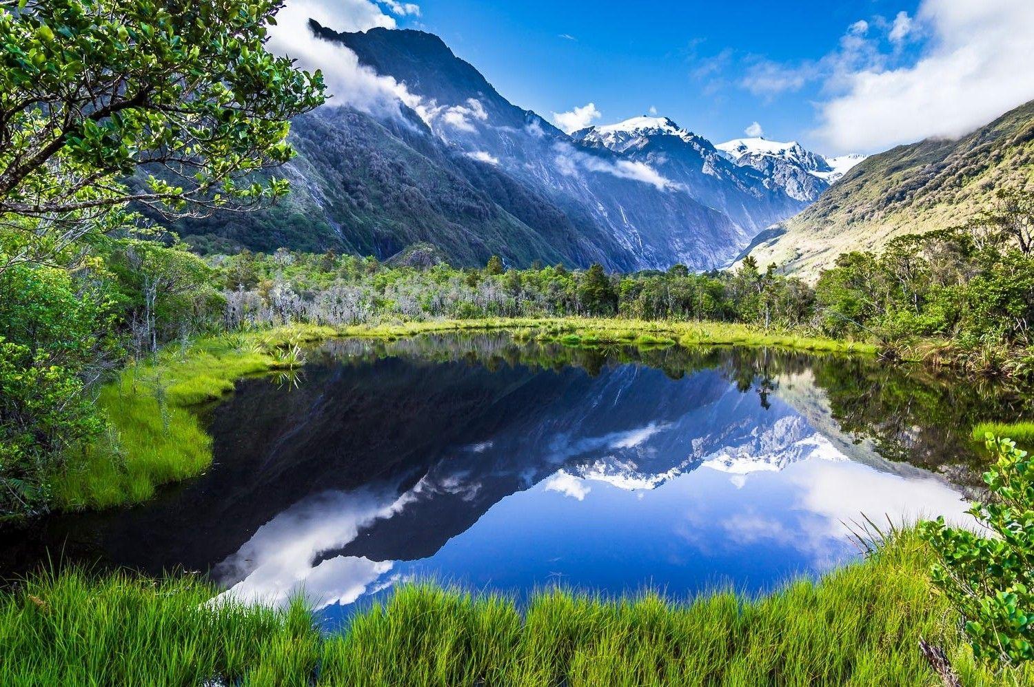 1500x997 Nature, Landscape, Summer, Lake, Reflection, Mountain