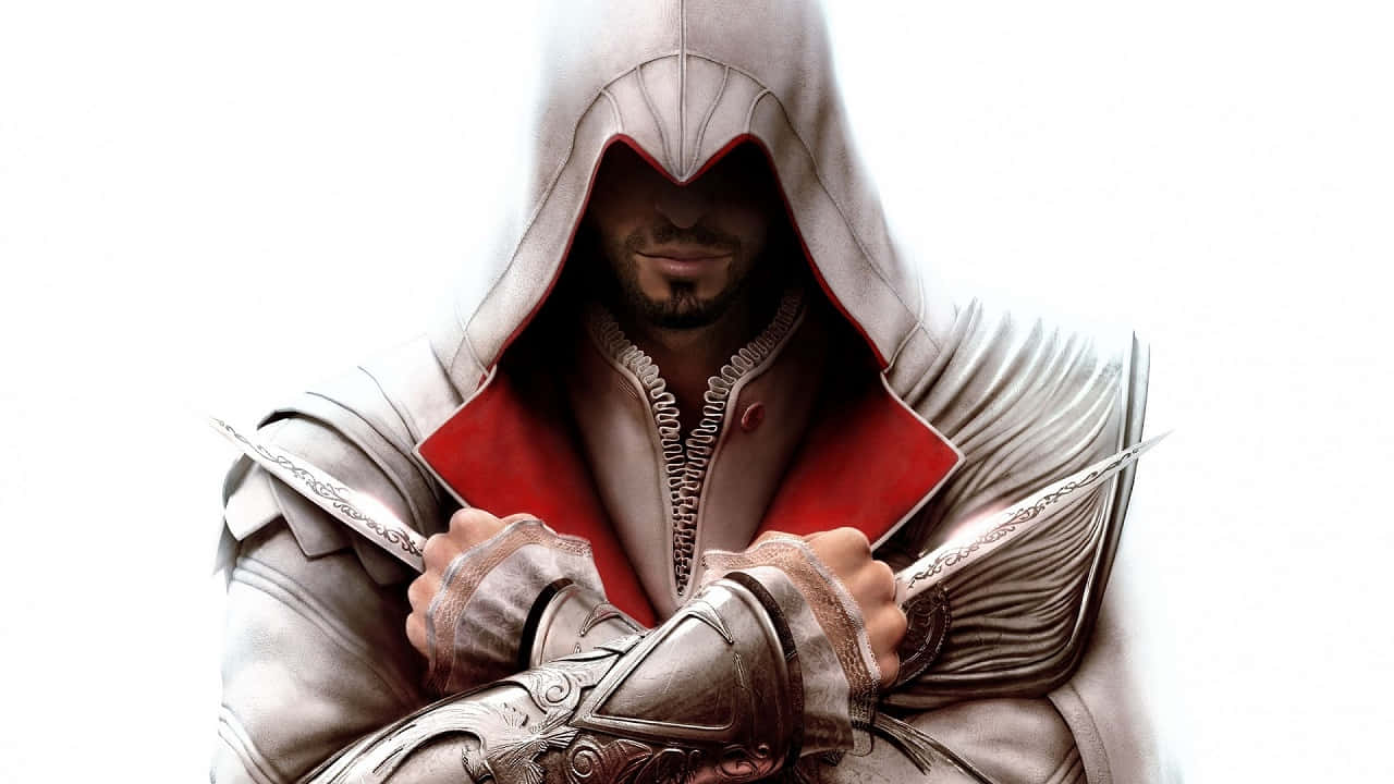1280x720 Download Assassin's Creed hero wielding dual hidden blades Wallpaper
