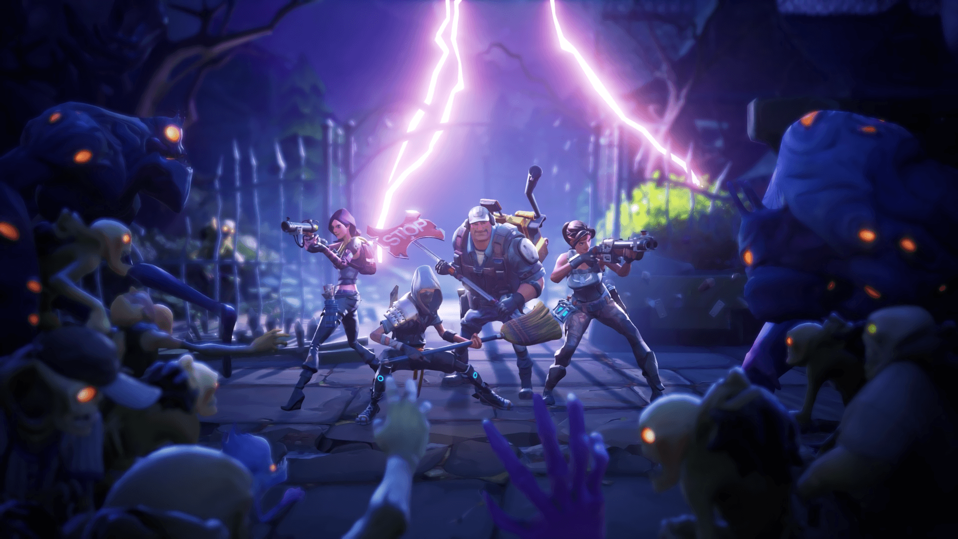 Cool fortnite hd backgrounds