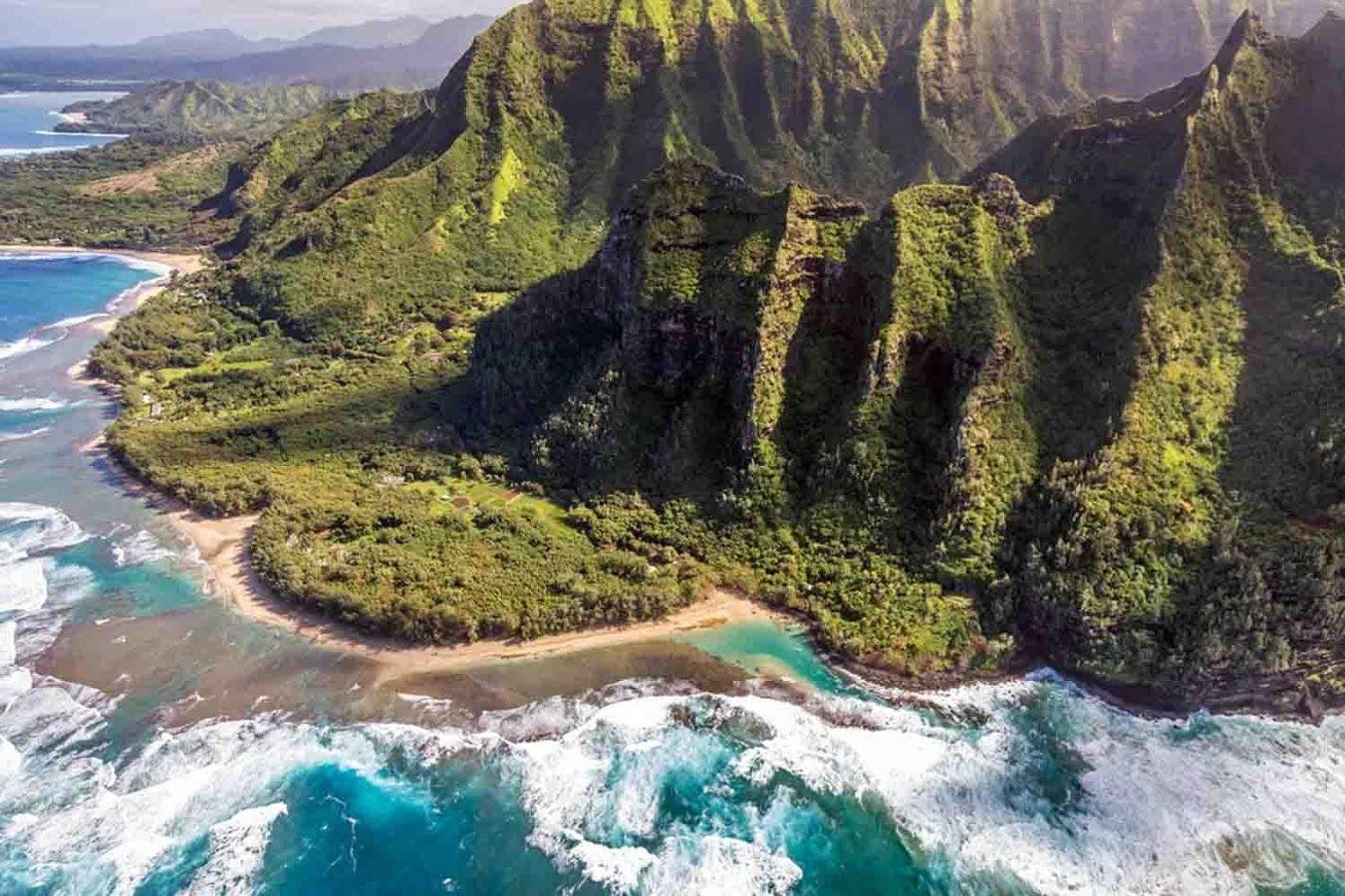 1350x900 hawaiian island wallpaper
