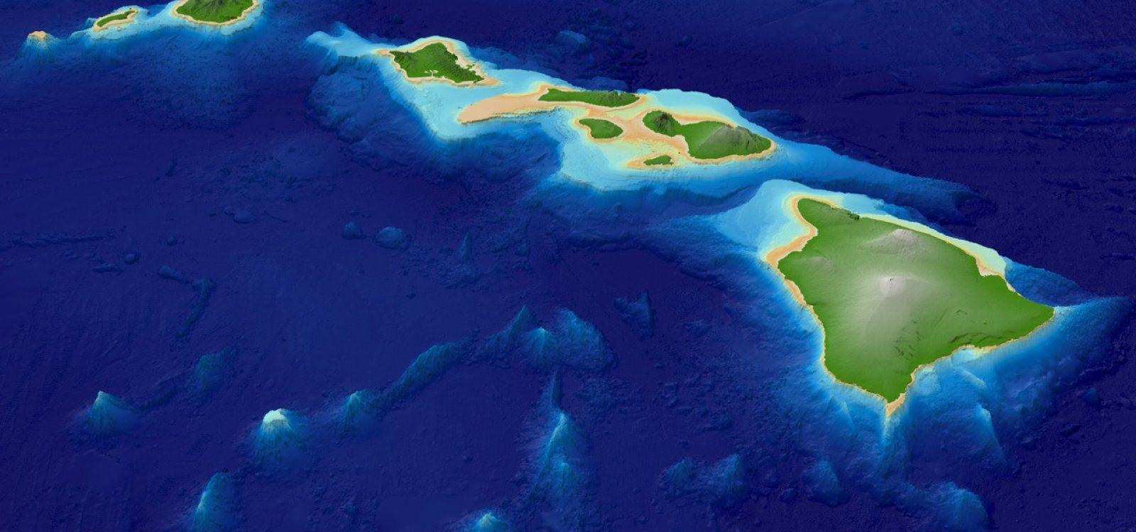 1600x750 Hawaii 3D Map Image