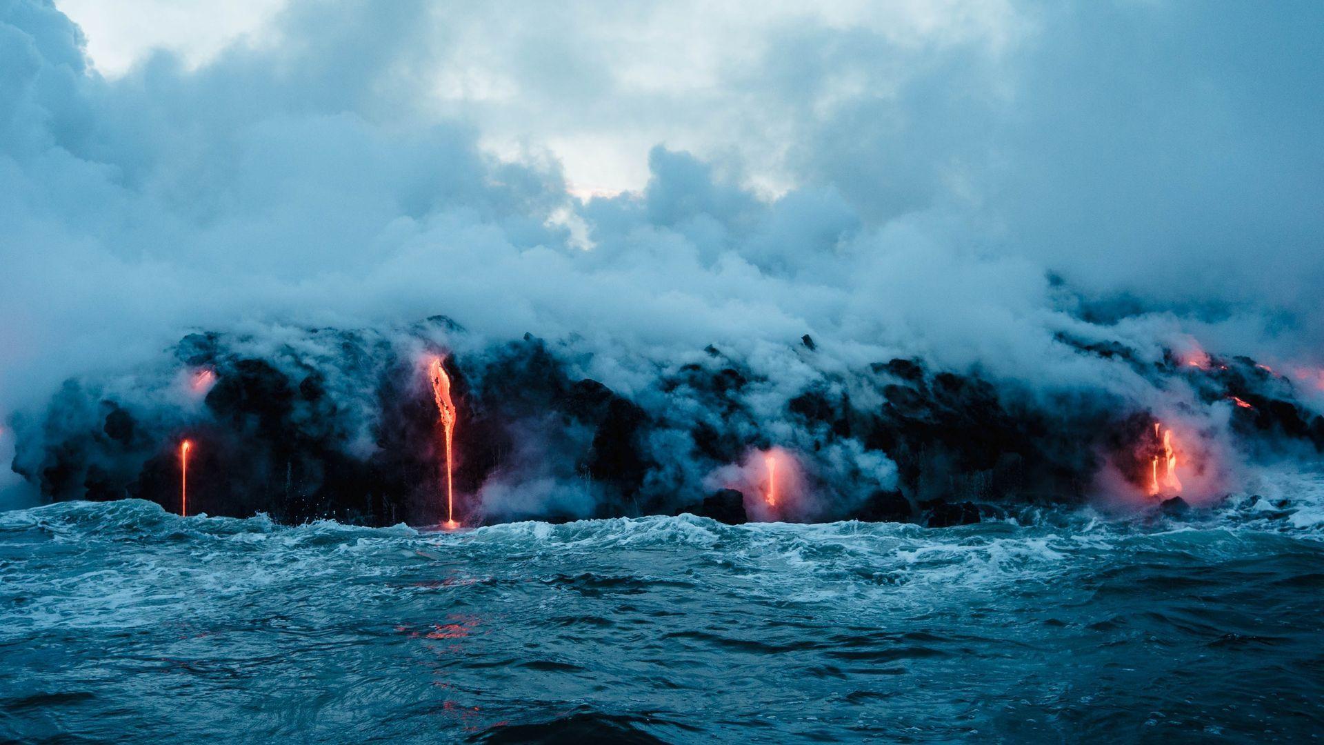 1920x1080 Big Island Hawaii Lava Wallpaper