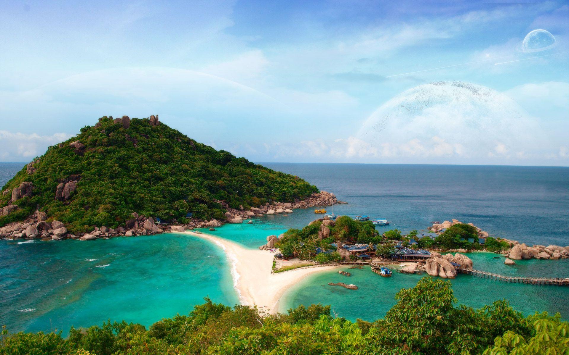 1920x1200 Paradise island