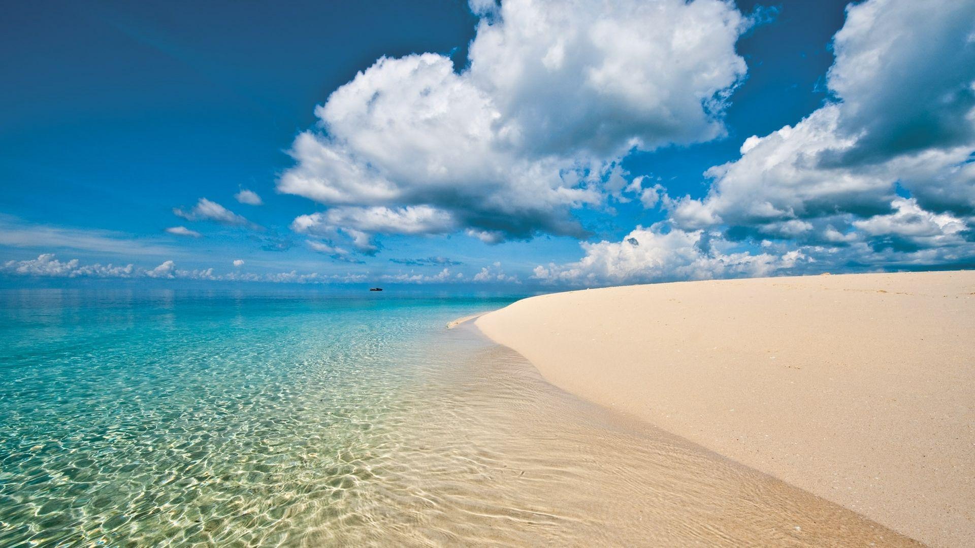 1920x1080 beach, summer, sand, paradise, island, turquoise water