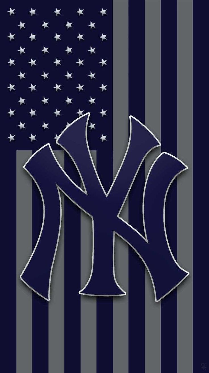 736x1309 Yankees Wallpaper Discover more Baseball, MLB, New York Yankees, NY Yankees, Yankees wallpaper.. Yankees wallpaper, Mlb wallpaper, New york yankees wallpaper