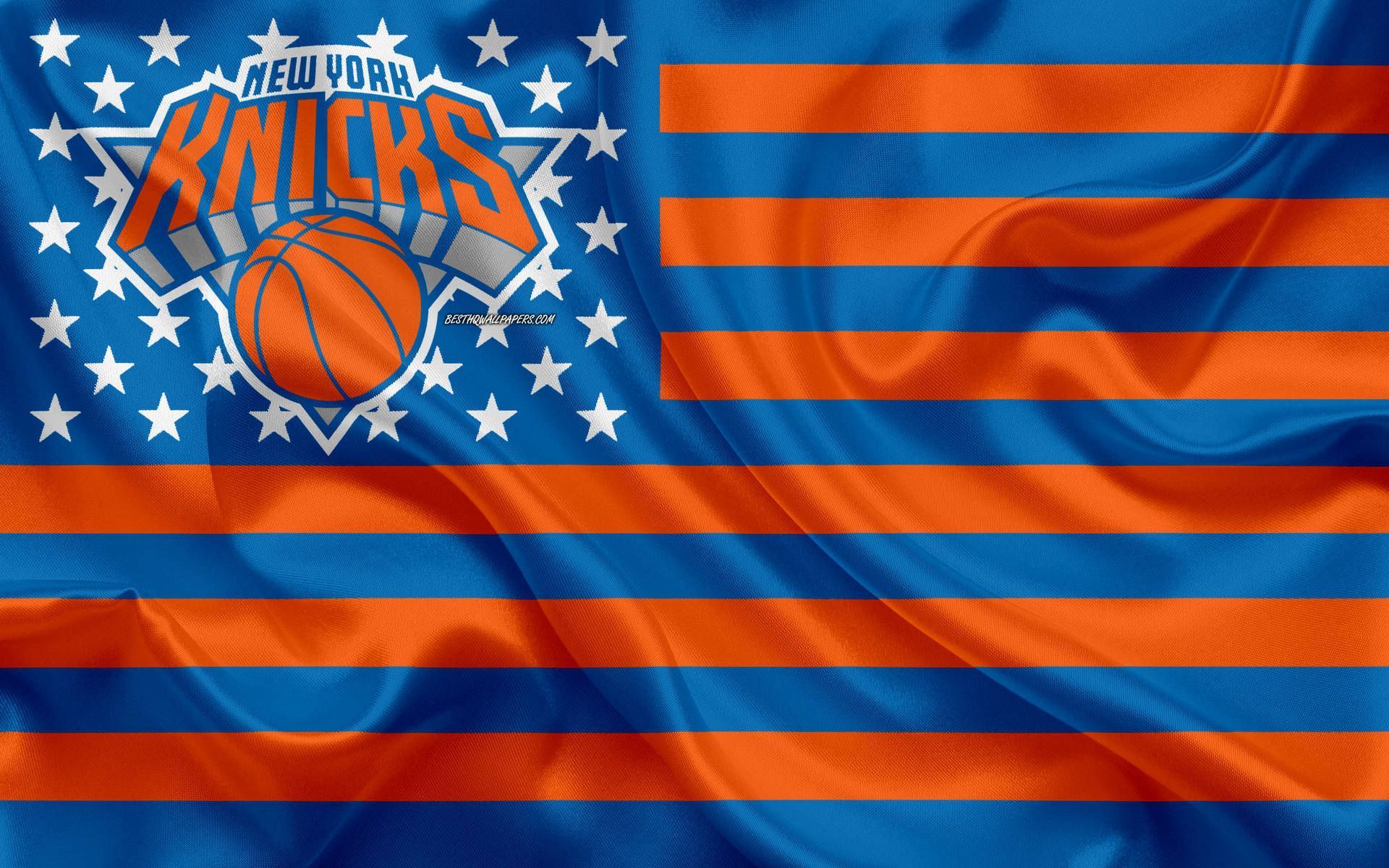 1920x1200 Download free New York Knicks Team Flag Wallpaper
