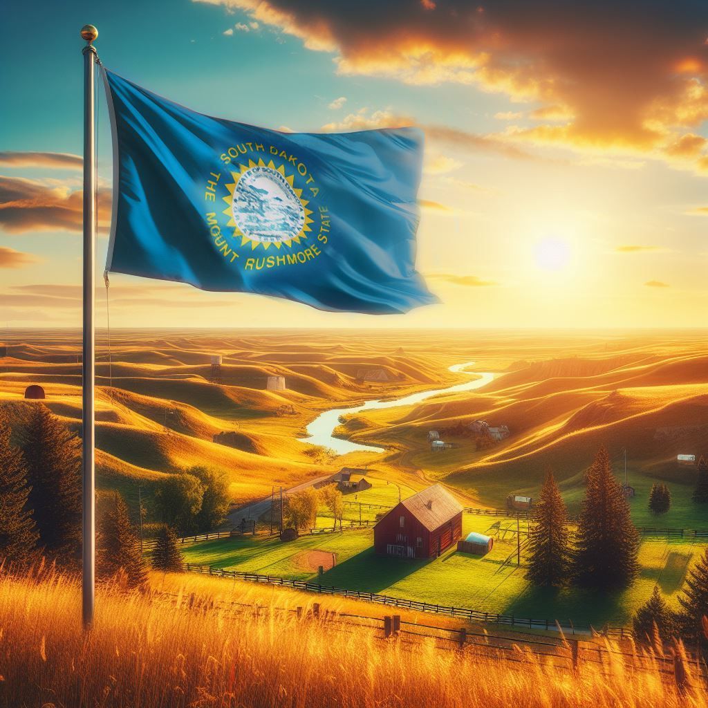 1024x1024 Rep. Jon Hansen on X: Long live South Dakota and long live our state flag. / X