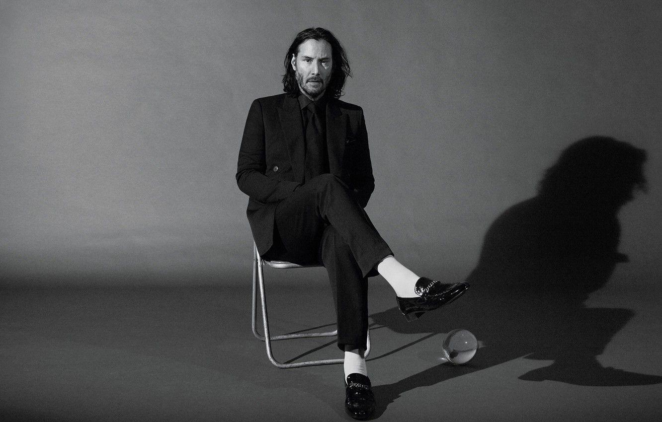 1332x850 Wallpaper look, costume, male, Keanu Reeves image