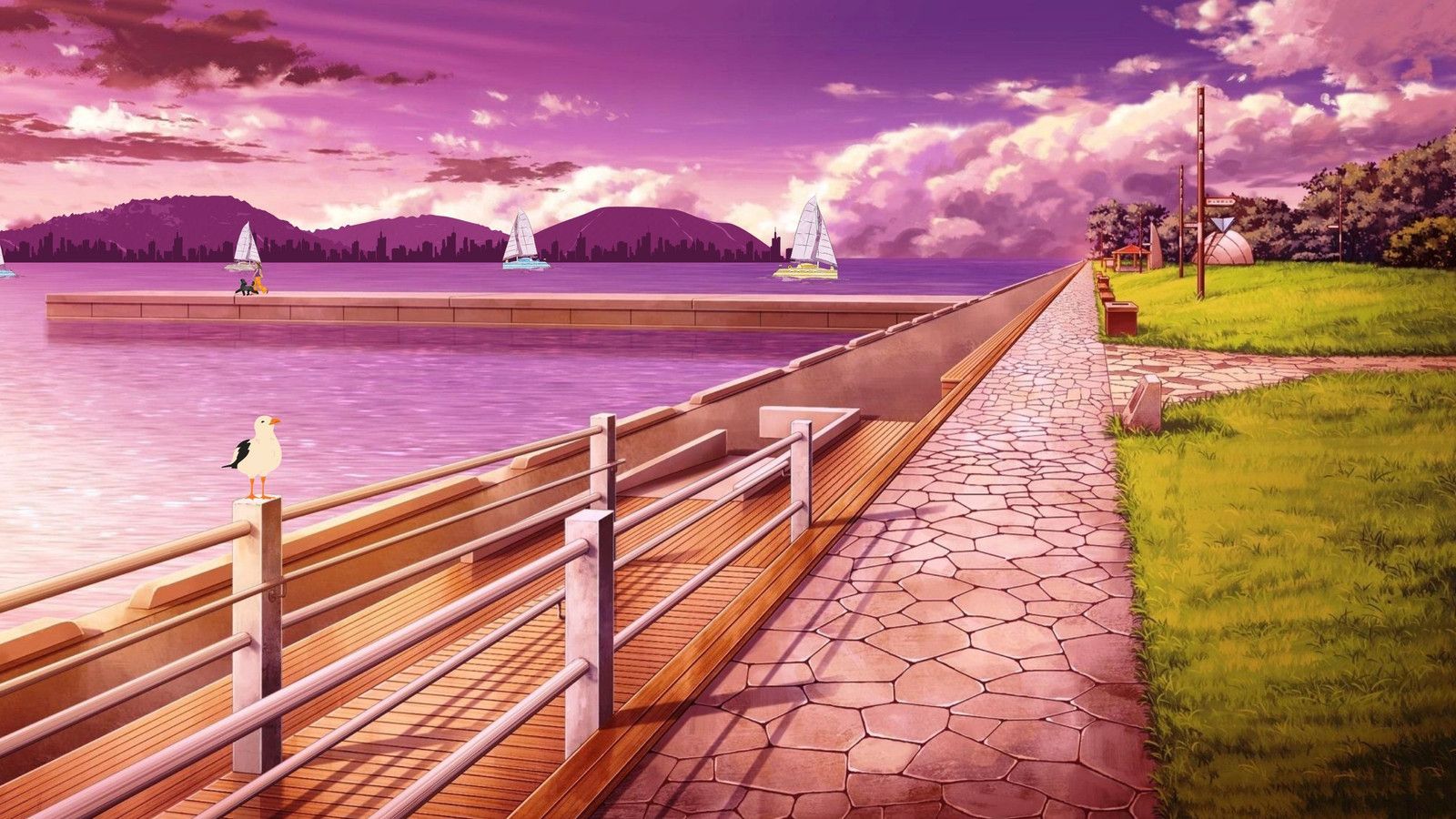 1600x900 Free customizable anime desktop wallpaper templates