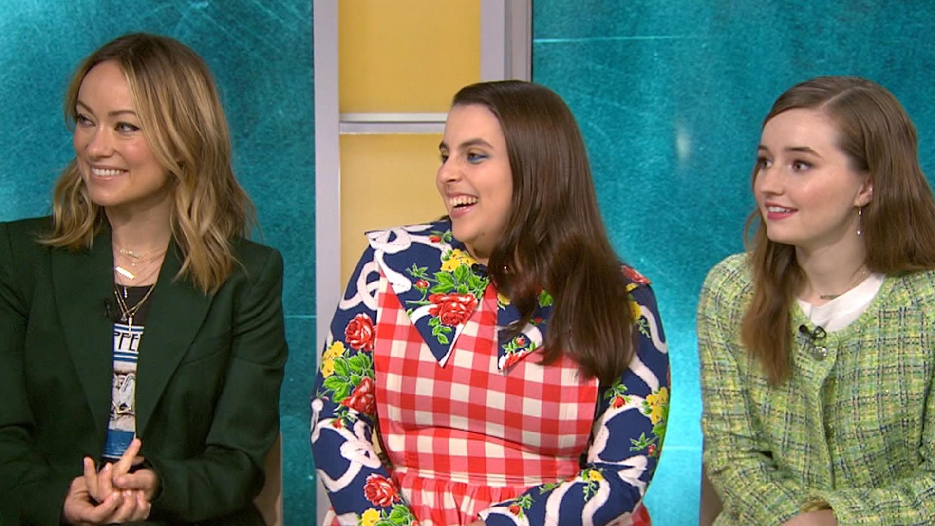 1920x1080 Olivia Wilde, Beanie Feldstein, Kaitlyn Dever talk 'Booksmart'