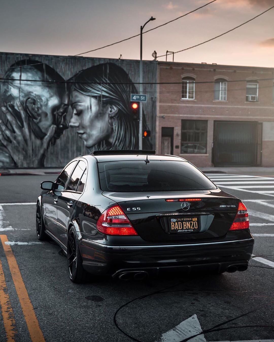 1080x1350 Mercedes Benz E55 AMG Wallpaper