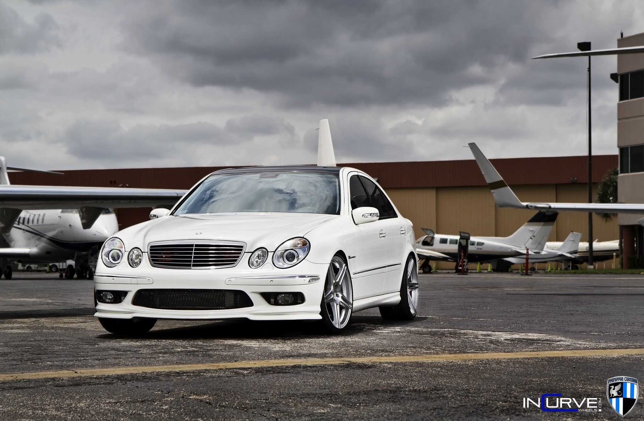 2048x1341 Incurve Wheels tuning cars mercedes E55 AMG wallpaperx1341