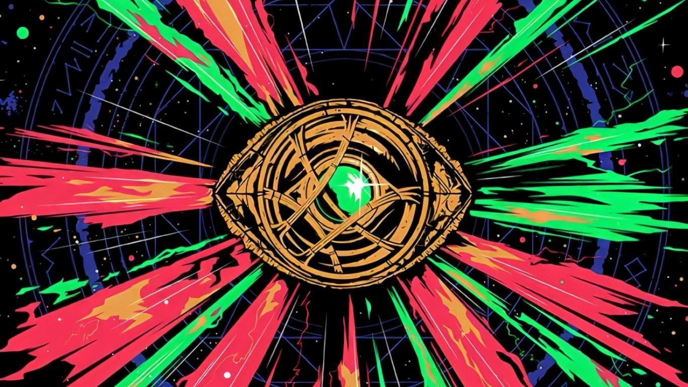 1366x768 Time Stone Doctor Strange Marvel Comics Wallpaper