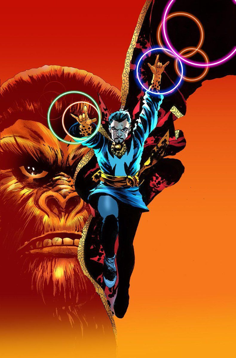 790x1200 John Cassaday on X: A crazy cover I never thought would happen- Doctor Strange and Planet of the So much fun! / X
