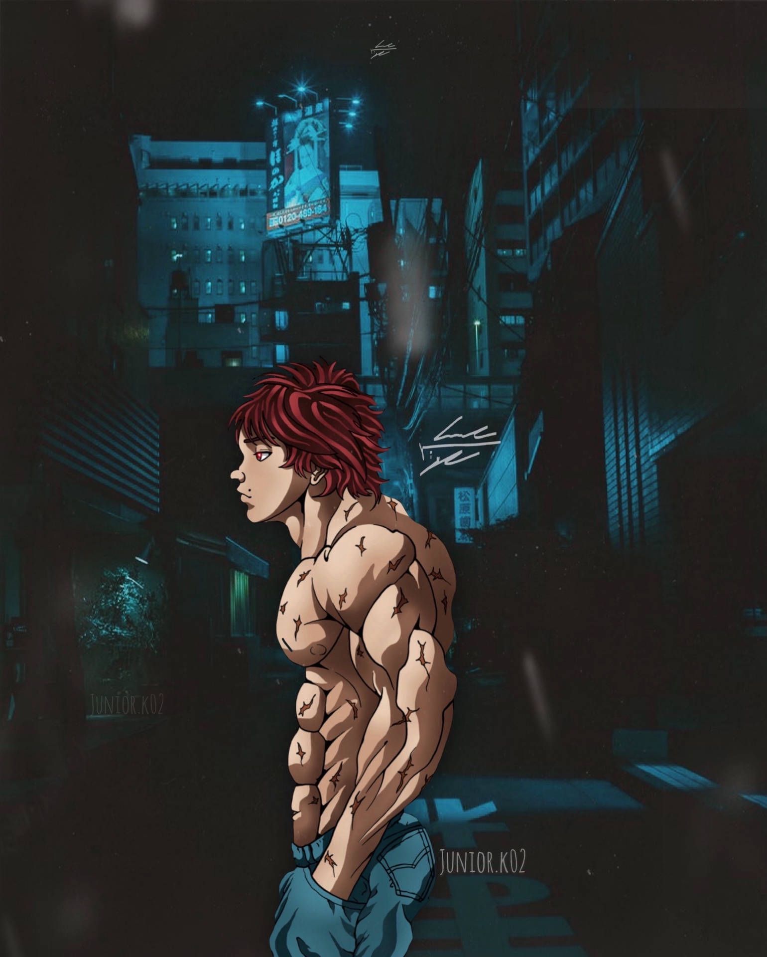 1540x1920 Baki Hanma HD Wallpaper
