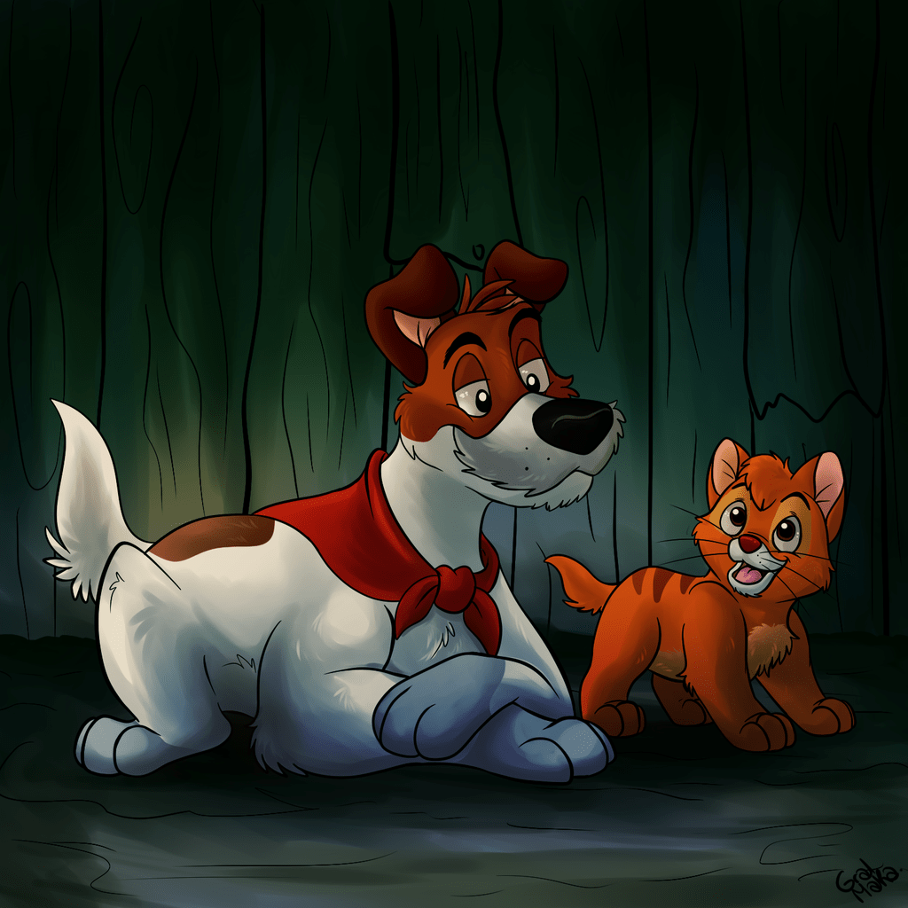 1024x1024 Dodger and Oliver by Maka_Wolf - Fur Affinity [dot] net