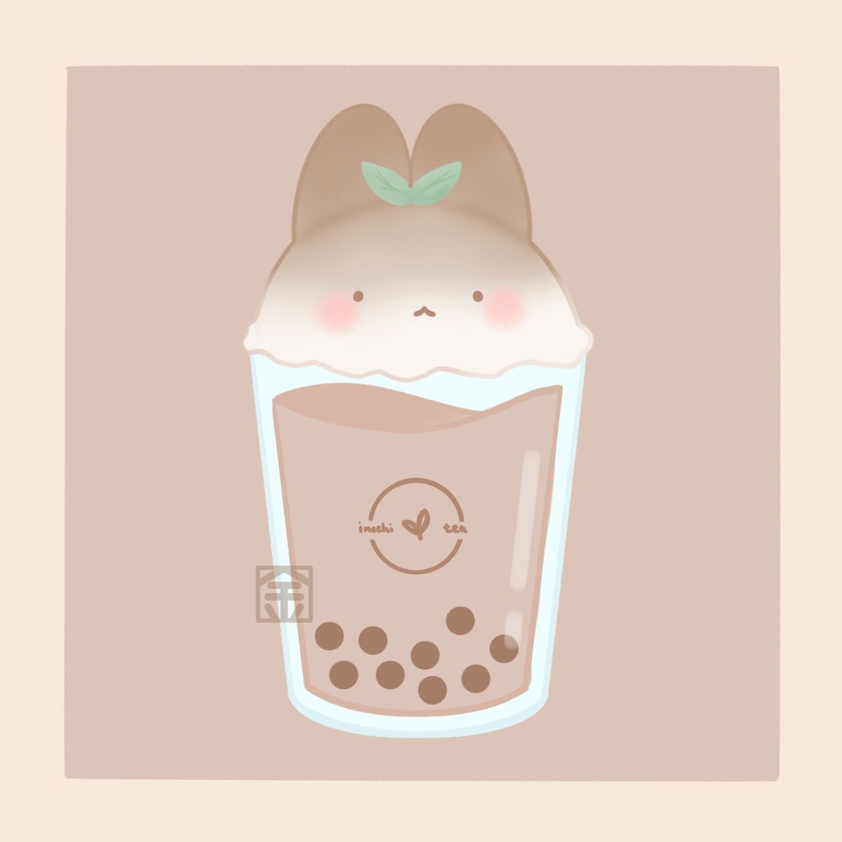 1200x1200 Kawaii Boba Tea. Tea wallpaper, Tea art, Wallpaper iphone cute