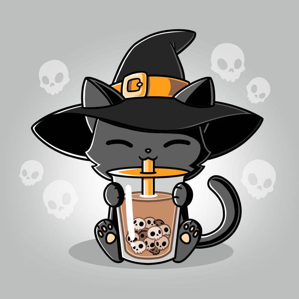 1000x1000 Halloween Boba Wallpaper