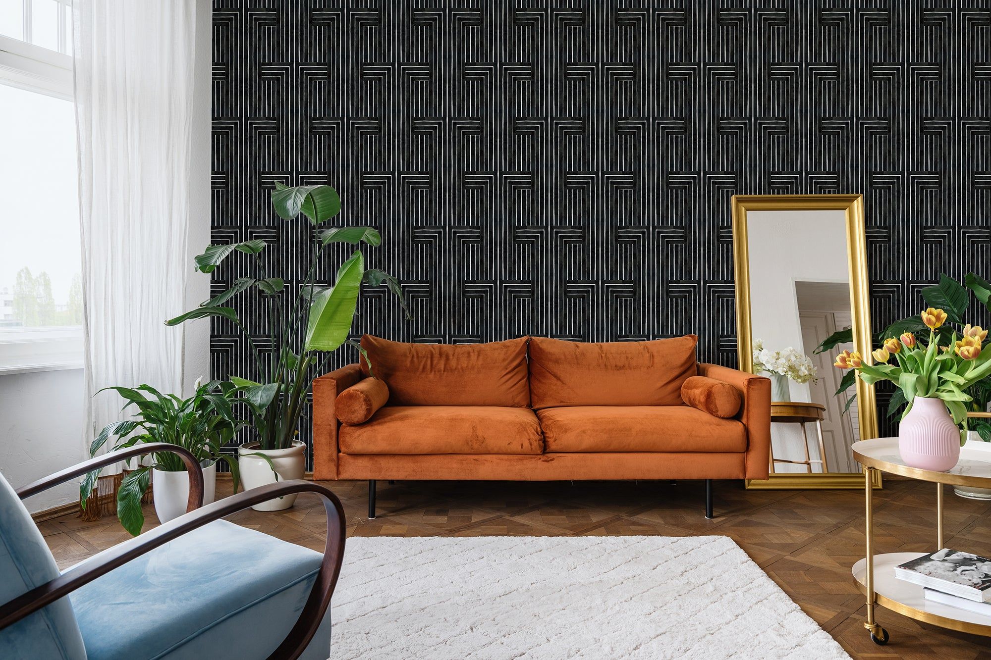 2000x1333 Black Wallpaper. Classic, Peel & Stick