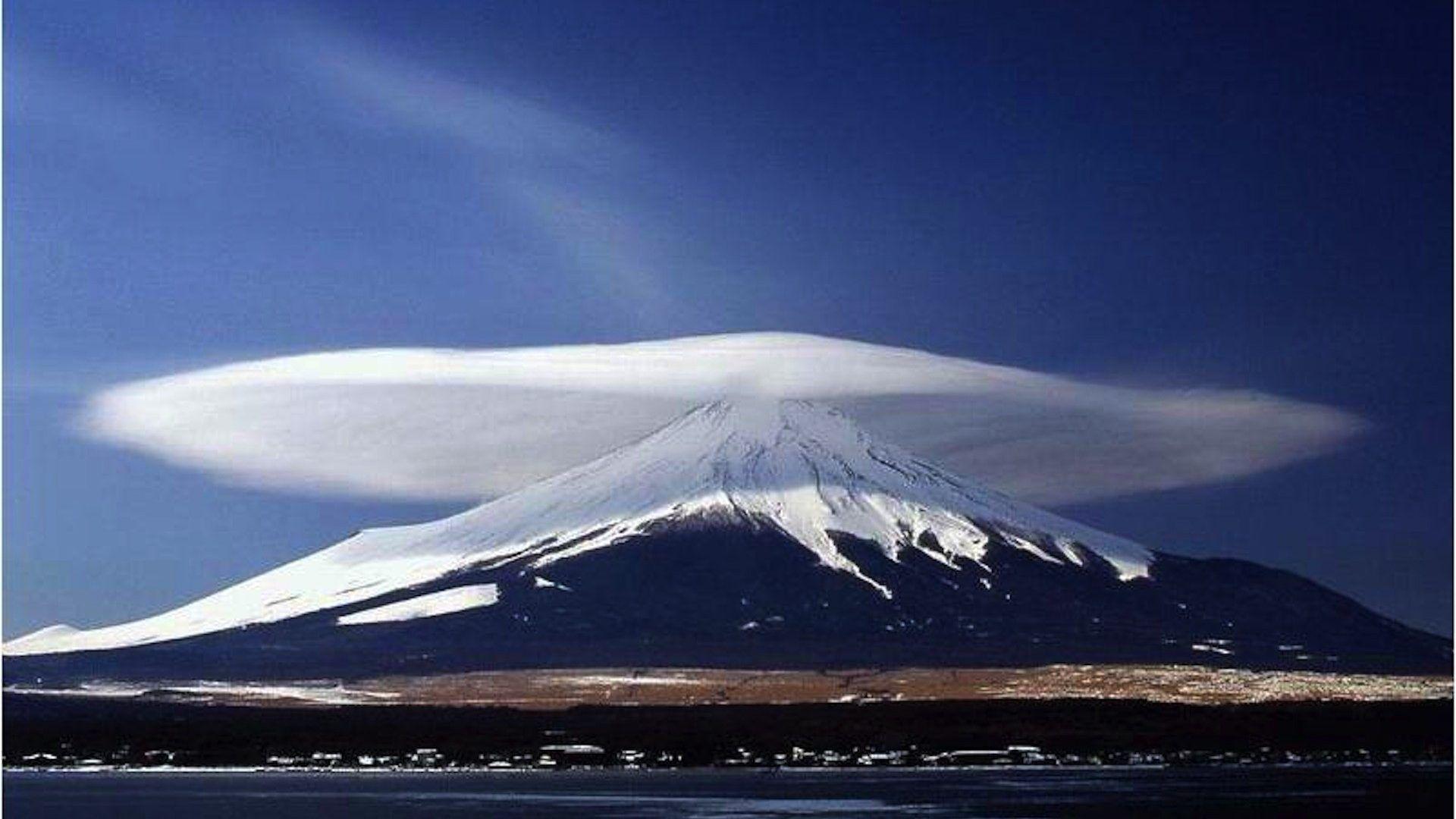 1920x1080 Mountains: Japan Nature Cloud Fuji Mountain Mount Wallpaper And Lake