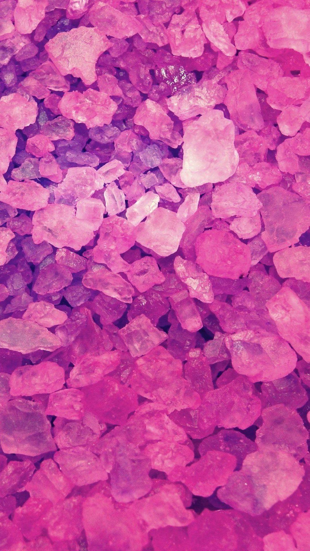 1080x1920 iPhone BGs Pink Crystals Lockscreen IPhone 6 Plus HD Wallpaper