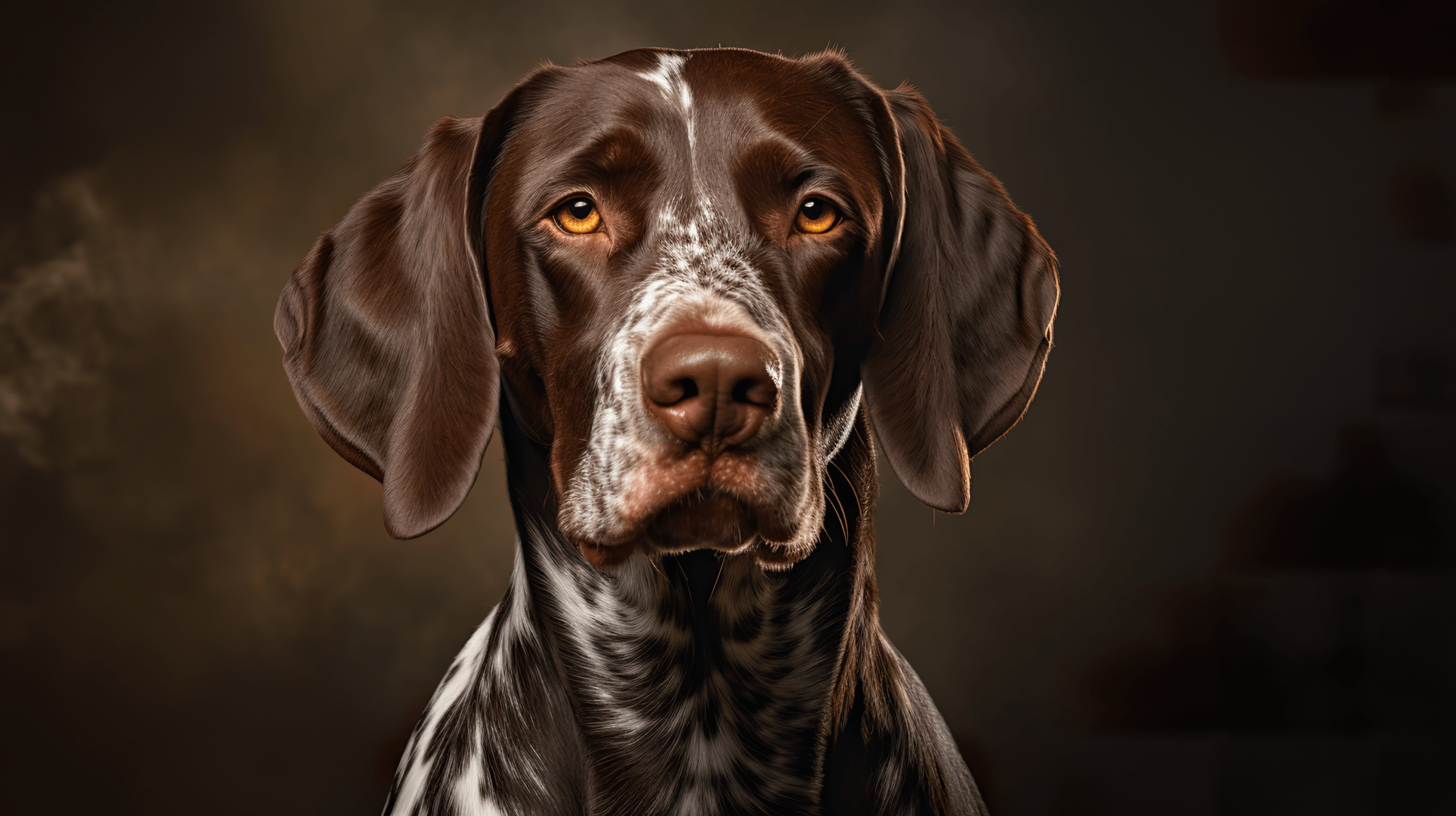 2563x1436 German Shorthaired Pointer Dog Portrait