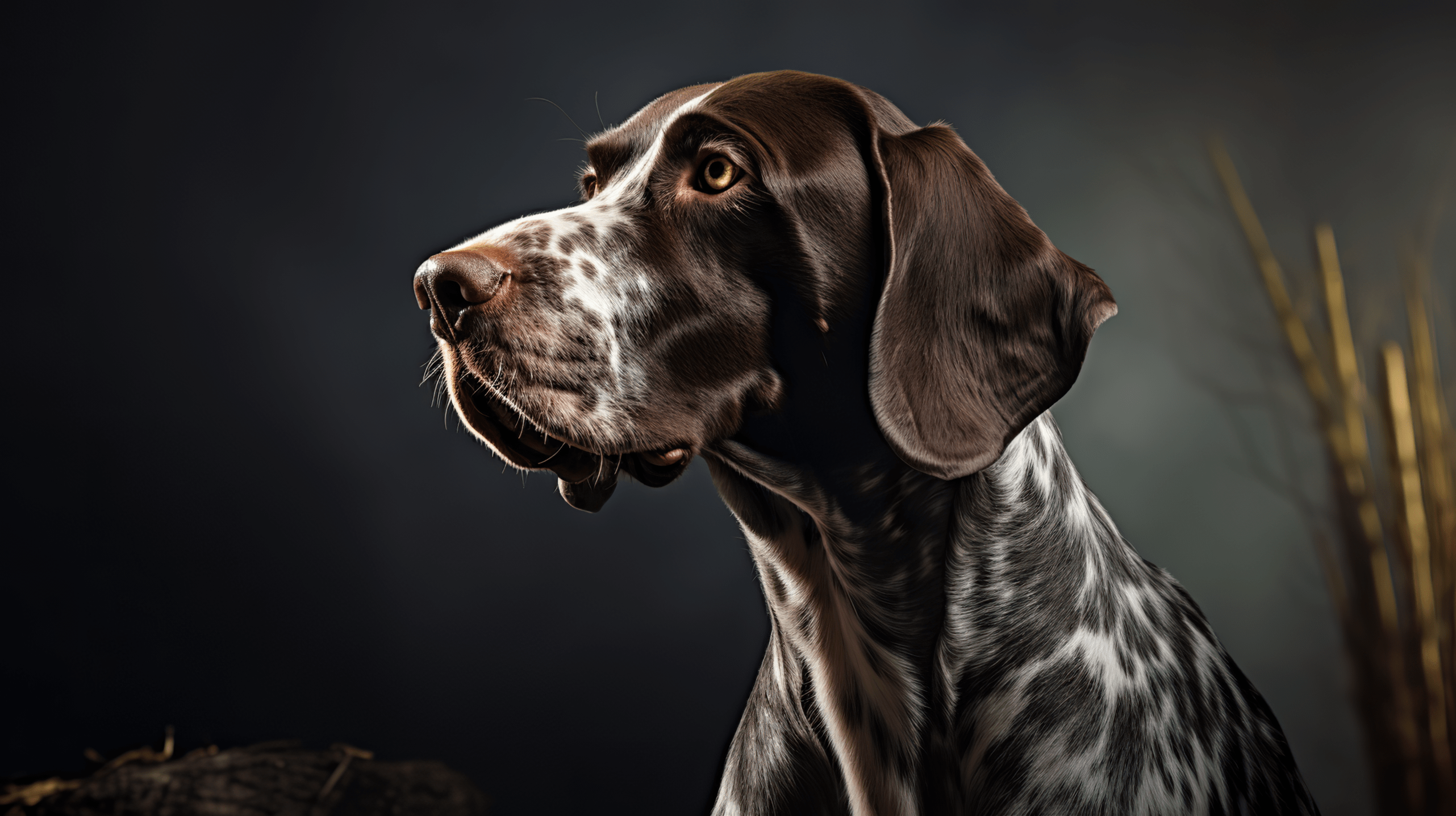 2563x1436 German Shorthaired Pointer Dog Profile
