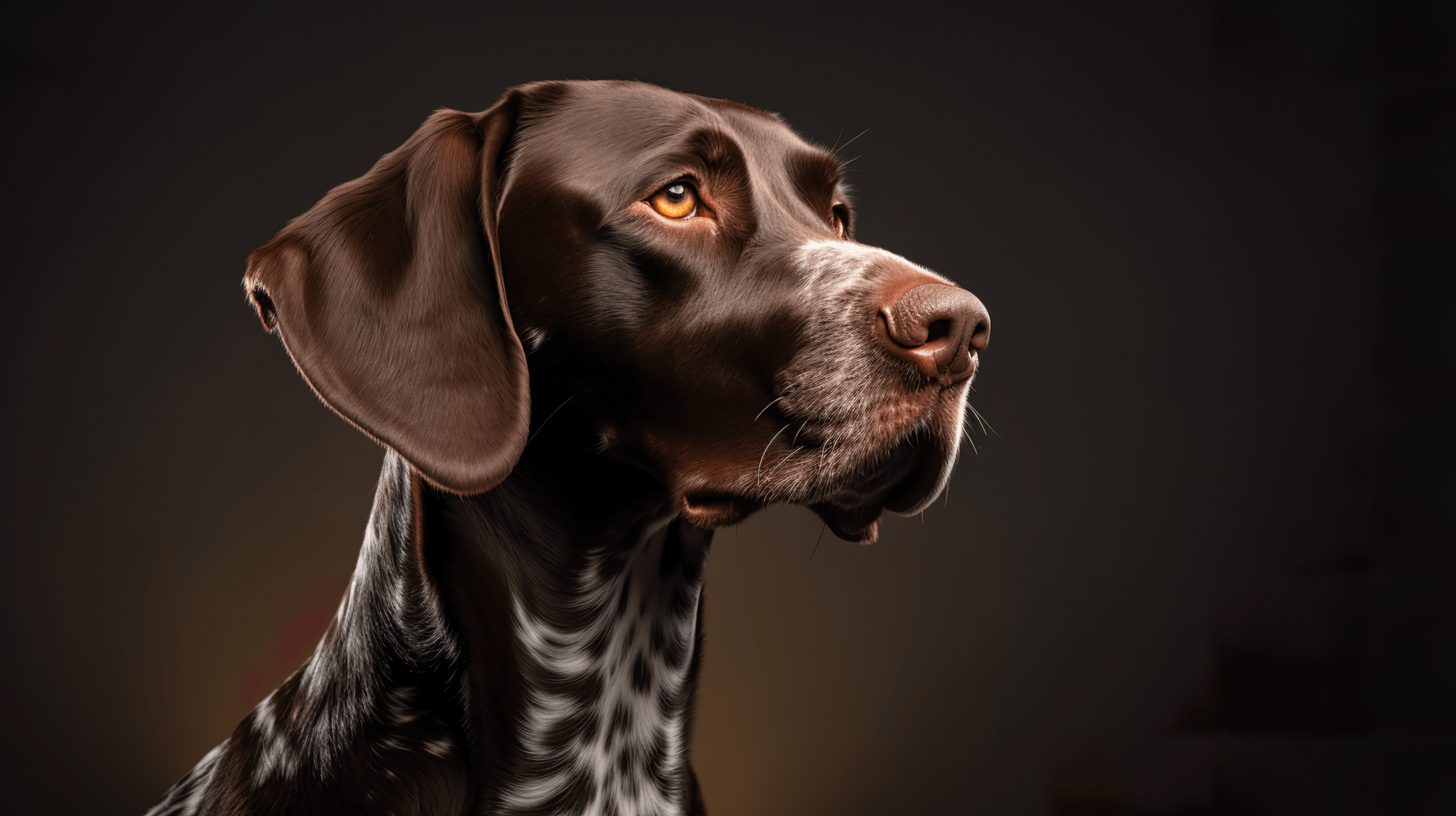 2563x1436 German Shorthaired Pointer Profile