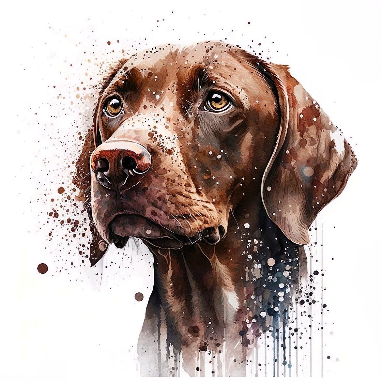 1300x1300 Perro tecnica splash Wall Mural. Buy