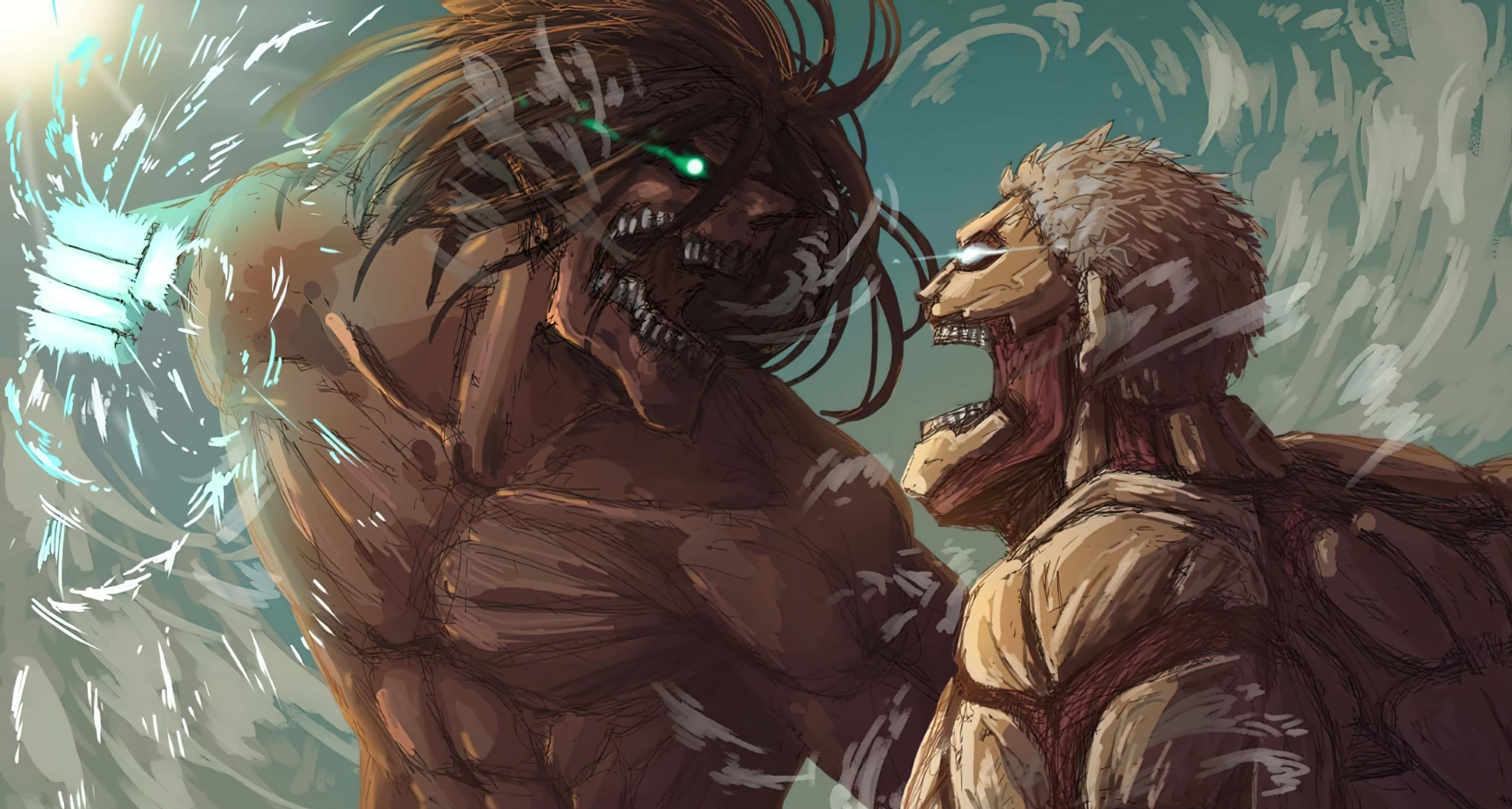 3772x2018 Humanity Titan Wallpaper