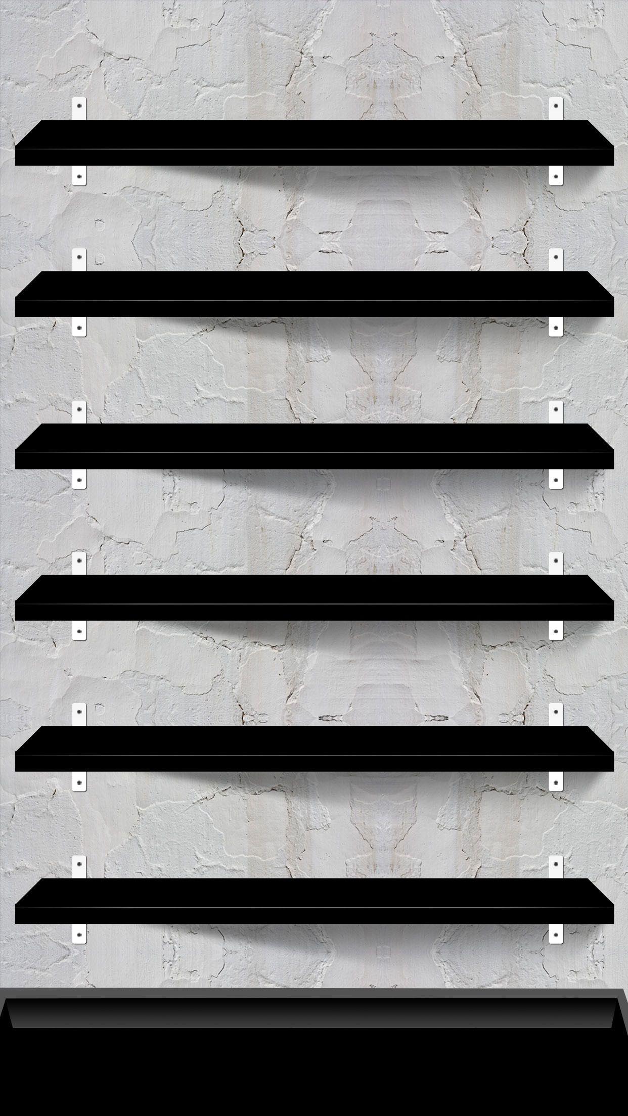1242x2208 ↑↑TAP AND GET THE FREE APP! Shelves Stylish Grey Concrete Texture