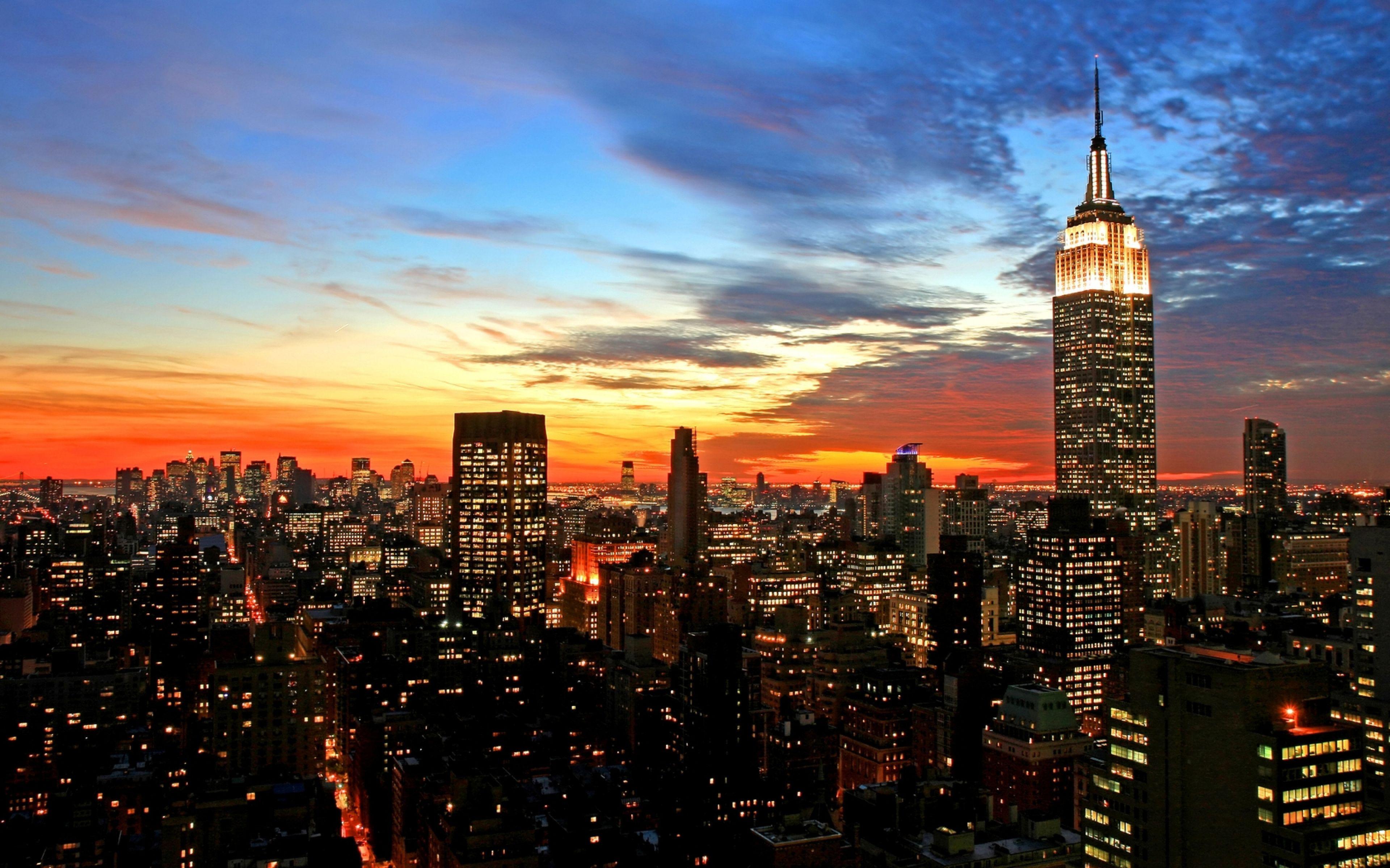 3840x2400 Empire State Building Wallpaper and Background Image
