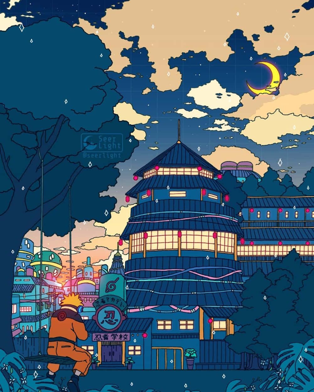1000x1250 Naruto Scenery Wallpaper