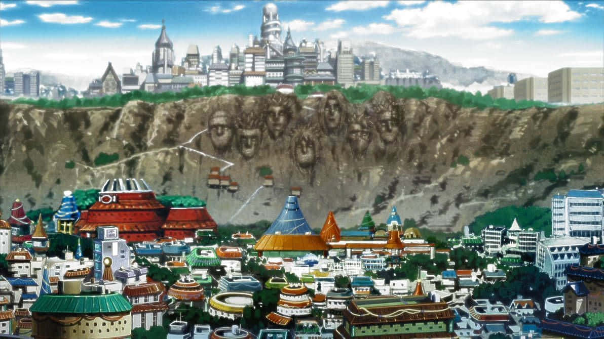 1192x670 Naruto Village Scenic View Wallpaper
