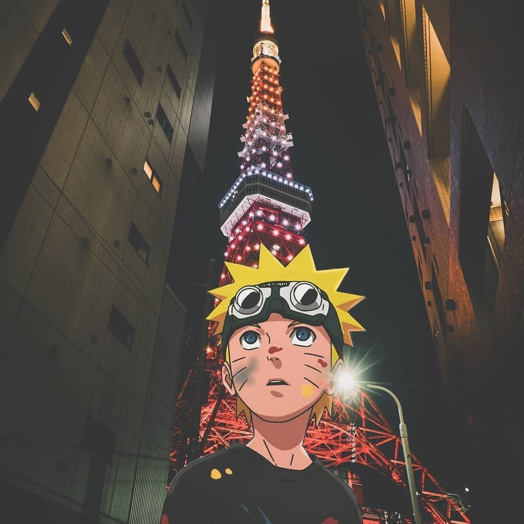 1080x1080 Trippy Naruto Wallpaper