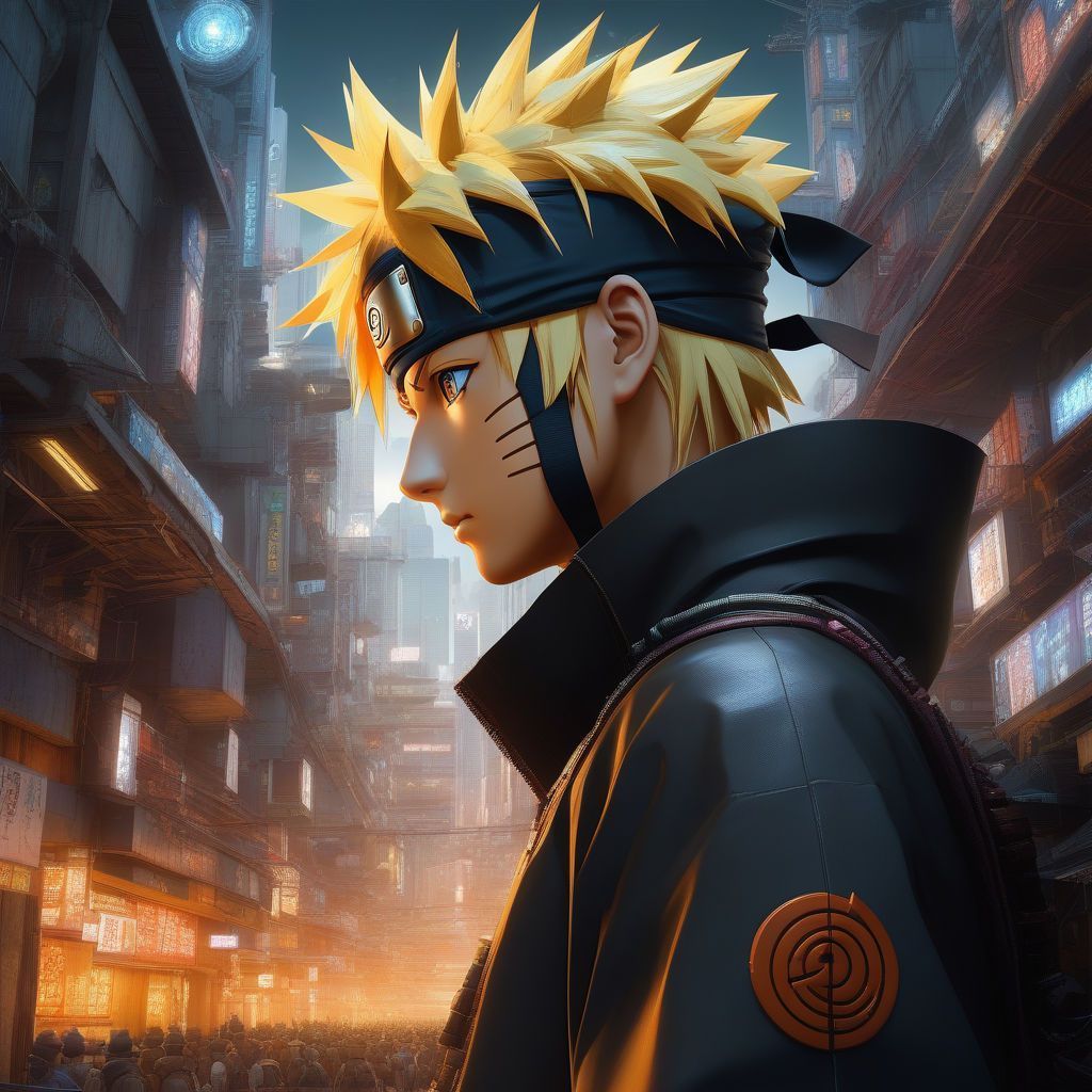 1024x1024 Create an image of naruto uzumaki