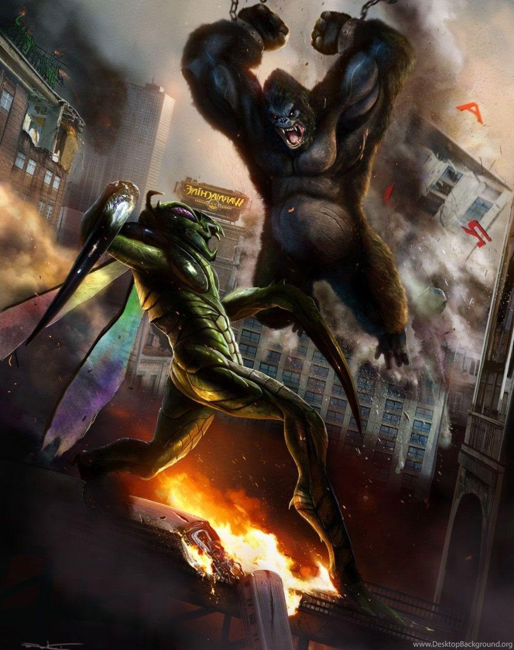 1000x1263 Movies Room Versus Mantis King Kong Kong Wallpaper HD